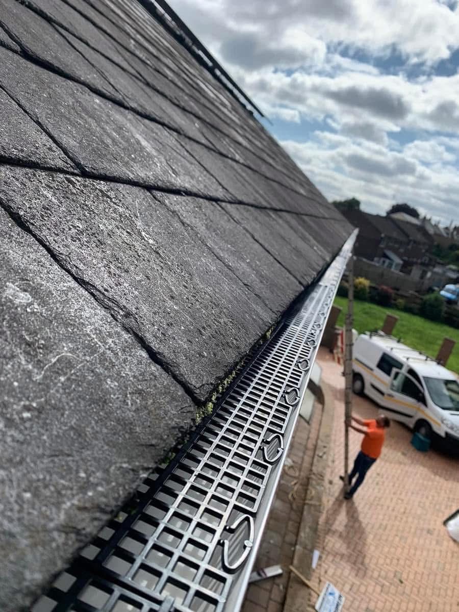 Gutter installation project in Penryn