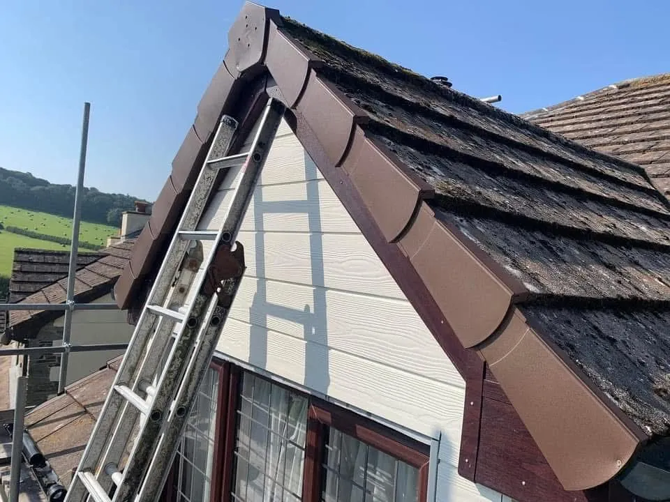 New fascias, bargeboards and guttering in Penryn