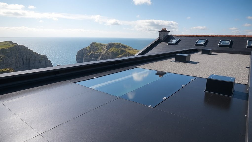 Flat roof installation in Penryn